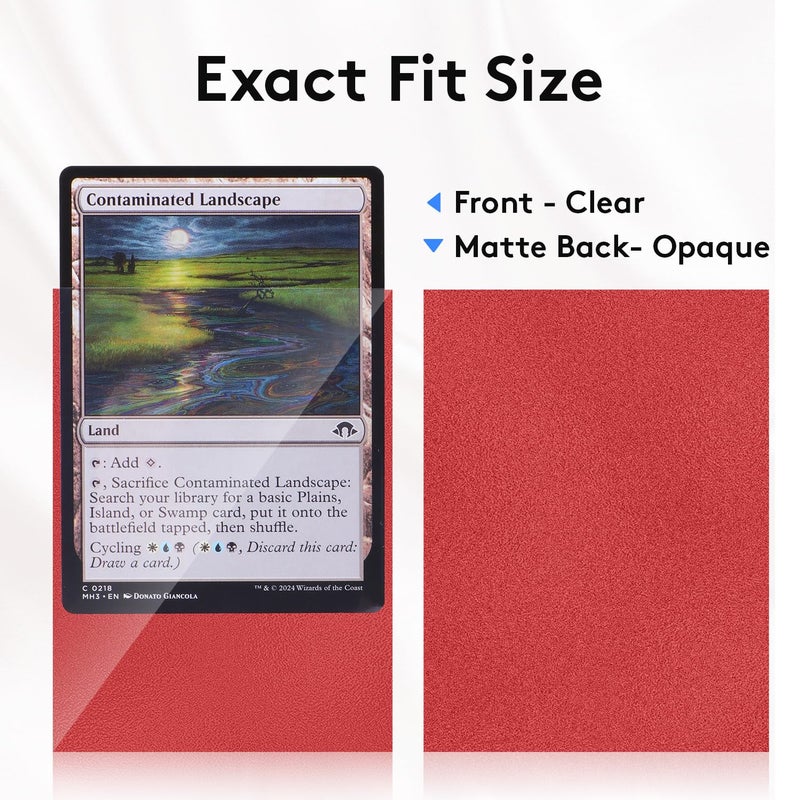 SEFOWG 600ct MTG Card Sleeves  6 Colors Matte Card Sleeves Magic  TCG Card Sleeve  Magic Card Sleeve  Card Protectors for MTG  TCG  Baseball  Trading  Game Cards - Image 3